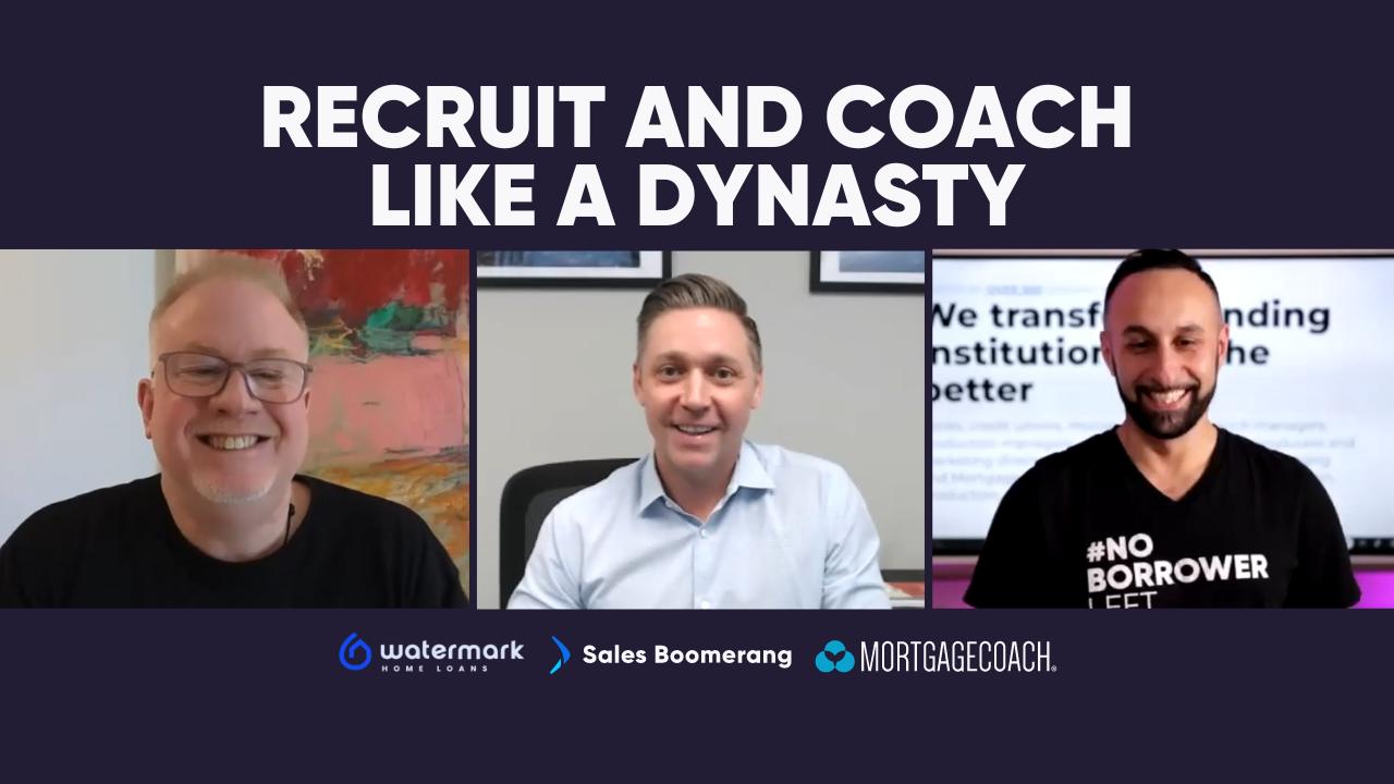 Recruit and Coach Like a Dynasty